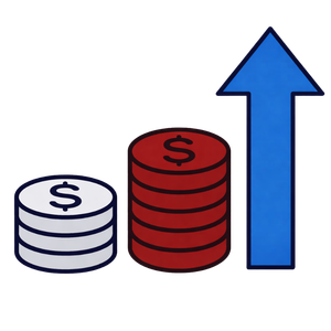Money spent increasing